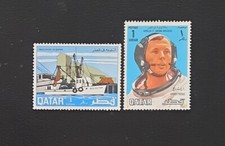 Qatar 1969 Lot 2 timbres n° 155 157, Neufs** LUXE, Cote=51€