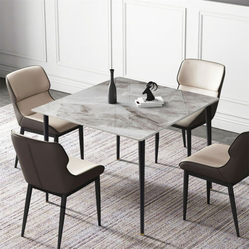 Esstisch 80x80 Esszimmertisch Wohnzimmer Küchentisch Luxus Marmor Design Tisch - Bild 1 von 17