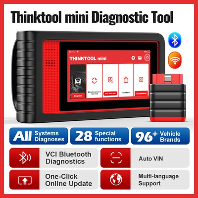 2024 Thinktool Mini Auto Diagnosegerät KFZ OBD2 Scanner ECU Programmiergerät