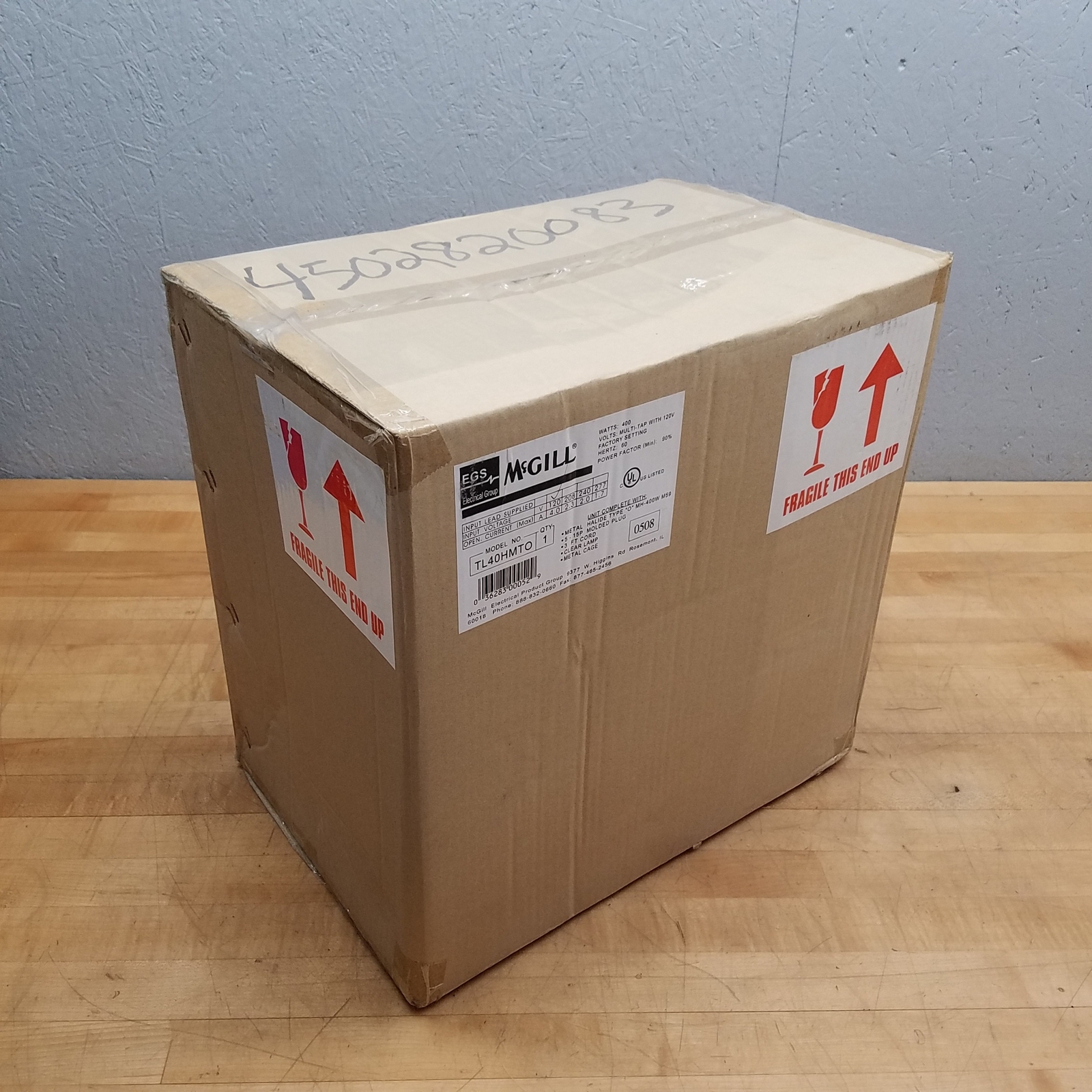 McGill Electrical Group TL40HMTO Temporary Lighting, 400W, 120V, 60Hz