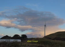 Photo 6x4 New wind turbine Gabroc Hill At the bottom left we see the turb c2016
