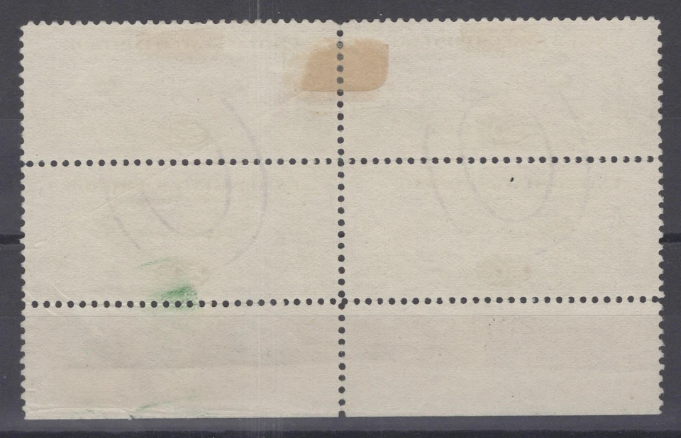 US Stamp C18 Used VF Block with Plate Number & Registered Cancel ZAYIX 1024S0273 - Image 2 of 2