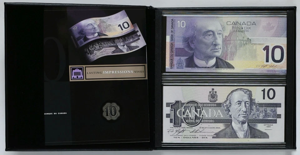 1986-2001 CANADA $10 Lasting Impressions Matching S/N's Banknote Collector's Set - Image 4 of 4