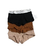 Calvin Klein Modern Cotton Naturals 3 Pack Low Rise Trunk Small