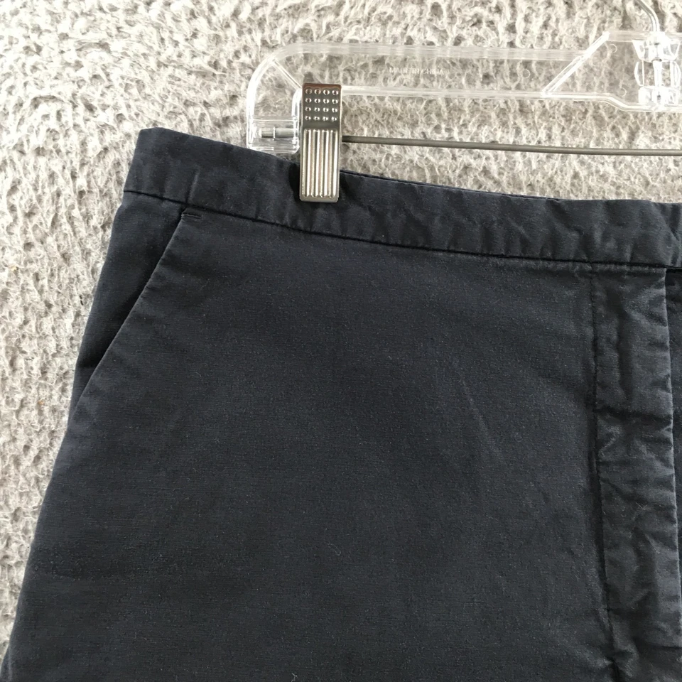 Pantalones Cortos Chinos Eddie Bauer Para Mujer 18 Negros Elastizados Mezcla de Algodón Cremallera Mosca Informales Foto 2 de 4