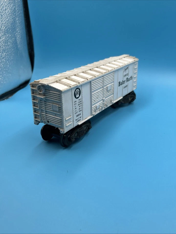 Lionel O-27 Gauge Pennsylvania X6014 Baby Ruth Candy White Box Car - Image 2 of 4