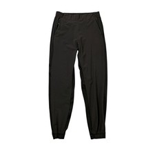 Athleta Pants Womens 2 Black Textured Brooklyn Jogger Elastic Waistband Pull On