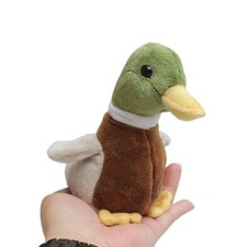 Cute Mallard Duck Stuffed Animal Pillow Toy Green Duck Plush Decor 5.5'' Re...