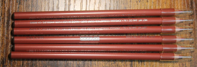 (Lot of 6) Jordana Kohl Kajal Lipliner Pencil 7'' - Brick Red Lot of 6 NEW