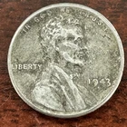 1943 S Steel Wheat Penny Repunched Mint Mark