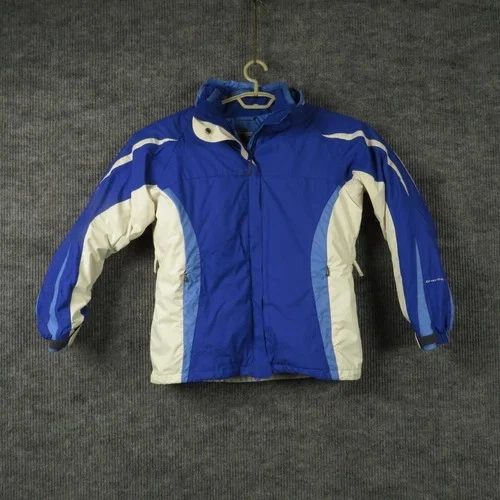 Columbia Womens Coat Medium Omni Tech Skiing Hiking Zip Up Removable Liner