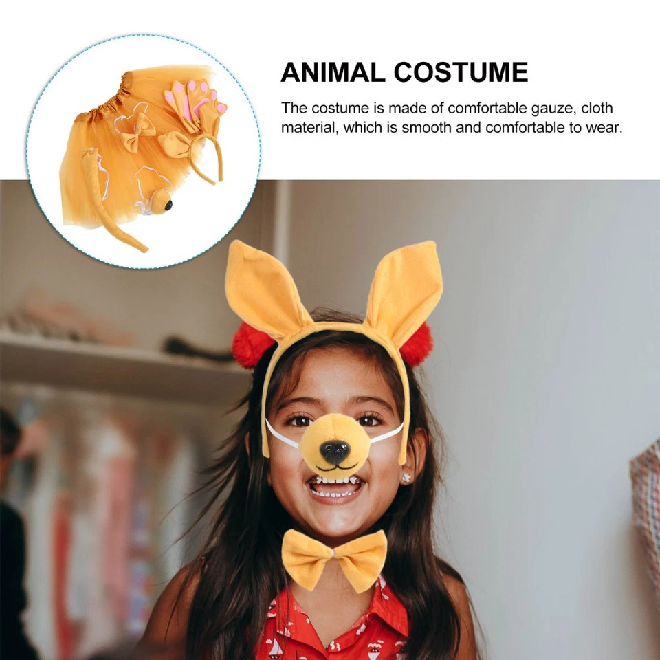  Costume Kangourou Ensemble De D'animal Déguisement Pour Enfants Adorable - Photo 3/4