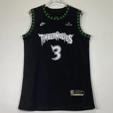 K.J. McDaniels Embroidered #3 Men's Commemorative Jersey,  S-2XL,Black
