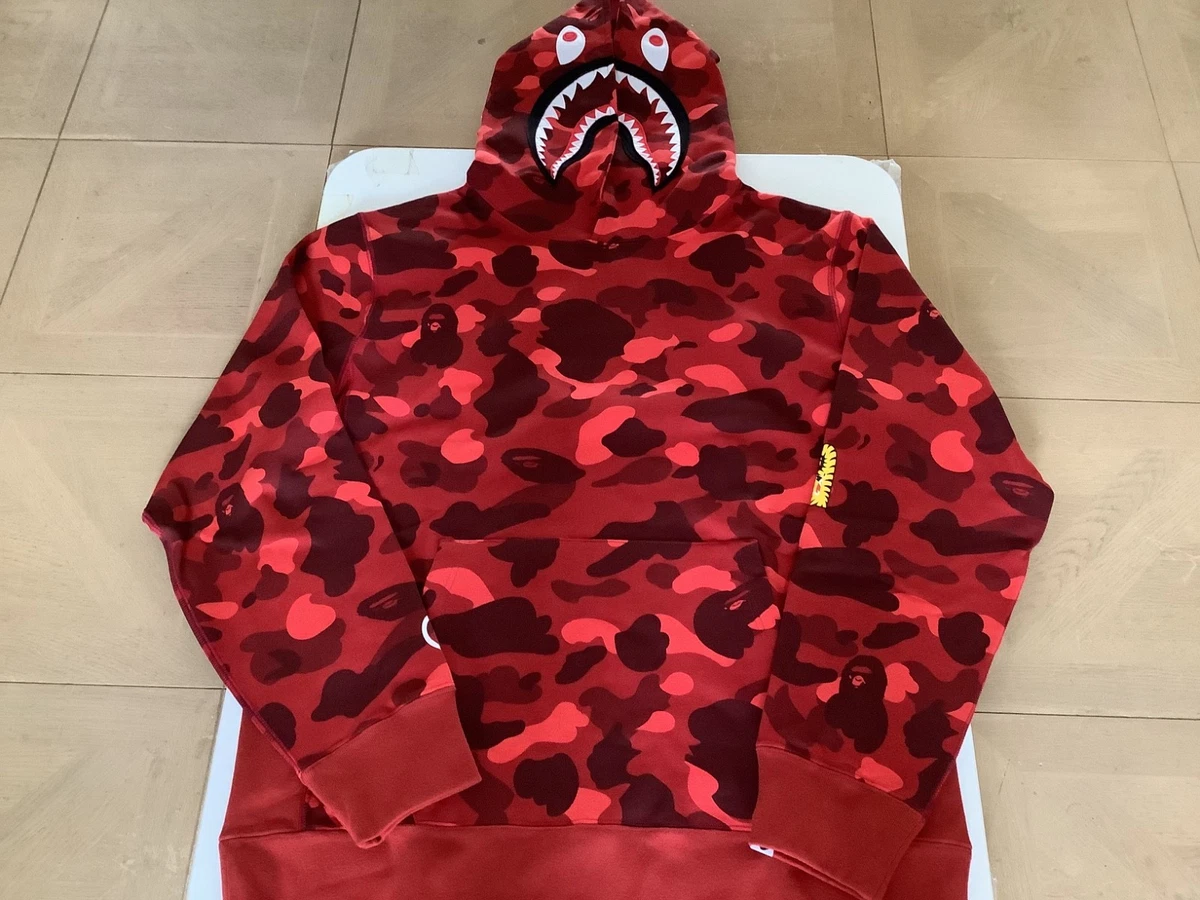 A Bathing Ape Red Hoodies for Men for sale | eBay