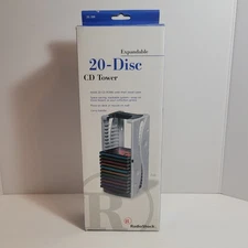 20 Disc CD Tower - Radioshack Brand - In Open Box - New Old Stock