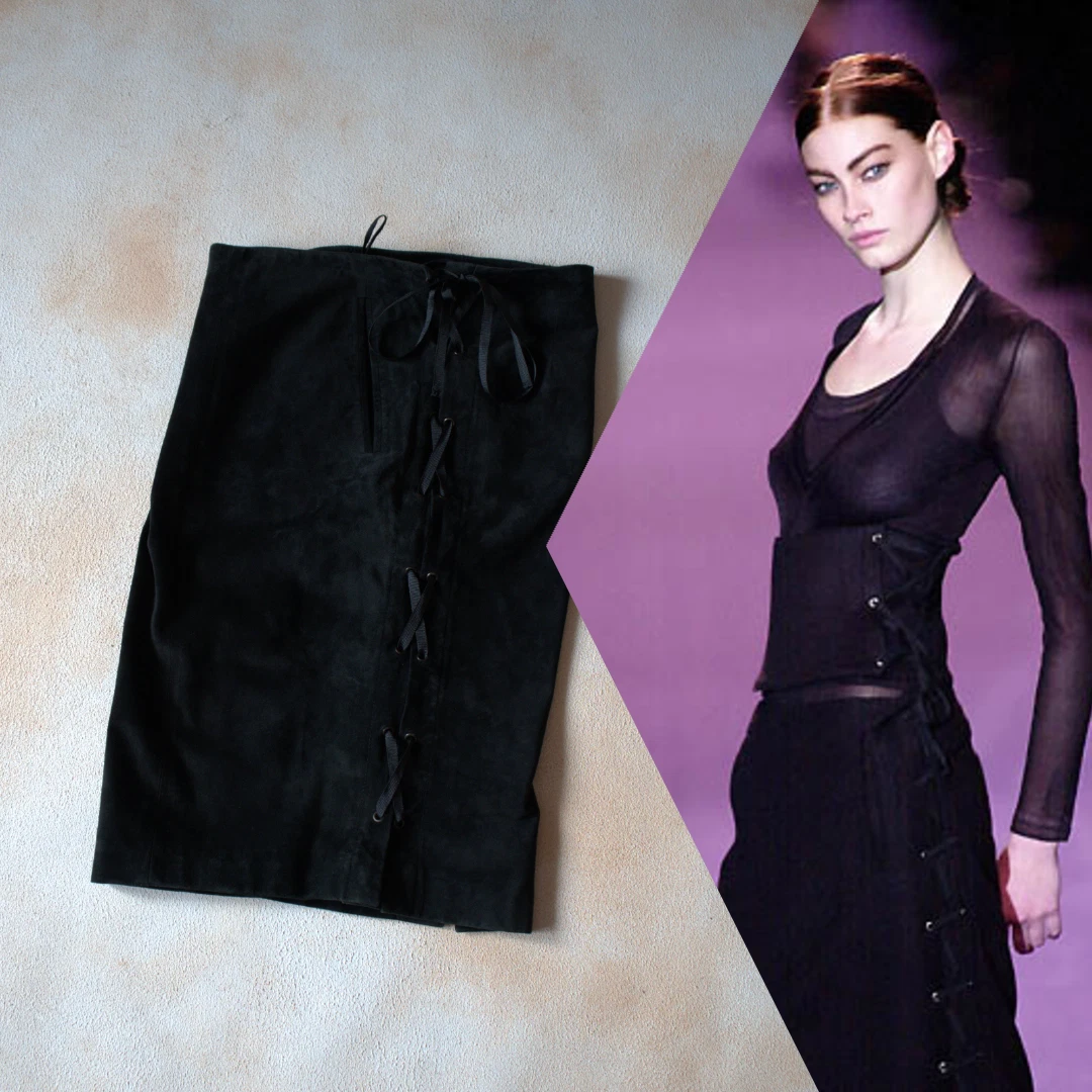 Saint Laurent Suede Clothing for Women for sale | eBay
