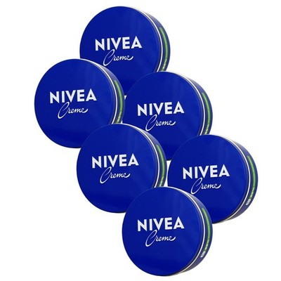 Nivea Creme 6 x 400 ml Reichhaltige Pflege für Gesicht Körper & Hände Set