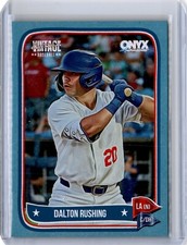 2024 Onyx Extended Aqua Daulton Rushing /99 (B55) A1 Dodgers