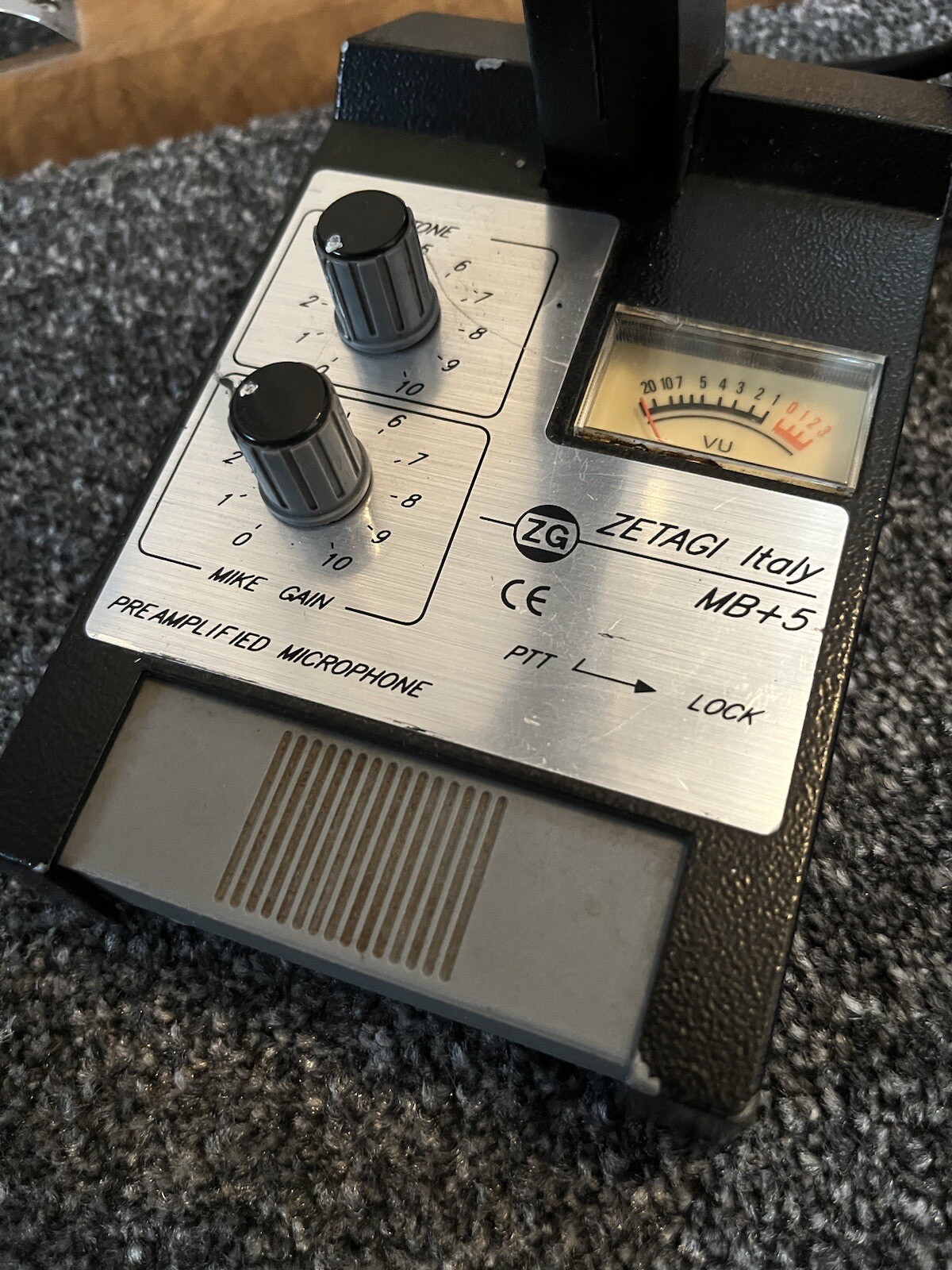 Zetagi CB Classic Home Base Station Microphone homebase desk stand mic