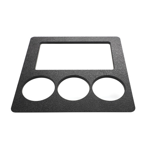 RADIO RELOCATION DOUBLE DIN TRIM BEZEL PANEL KIT FOR FORD MUSTANG 1987 1988 1989 - Picture 4 of 9