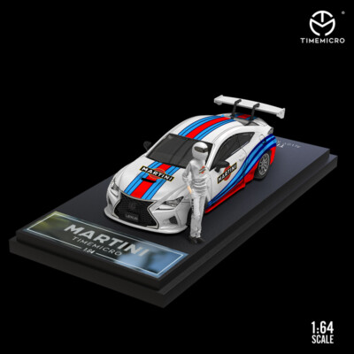 TimeMirco TM 1:64 Lexus Martini Black / White with figure Car | eBay