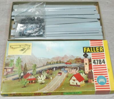 Faller AMS 4784 -- 16 Bridge Railings / Board Strips in Original Box (BNL)