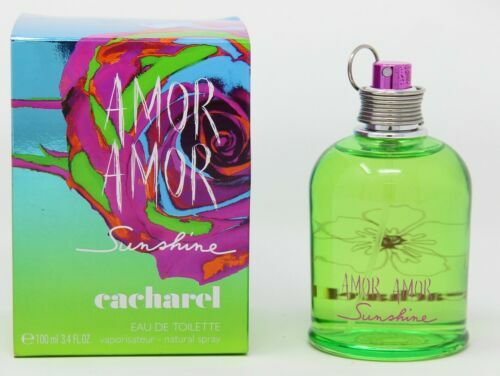 AMOR AMOR SUNSHINE CACHAREL Eau De Toilette Spray 3.4 OZ / 100 ML