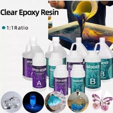 Food Safe Epoxy Resin Crystal Clear Art Craft Fast Cure 500ML/1L/2L/4L/8L