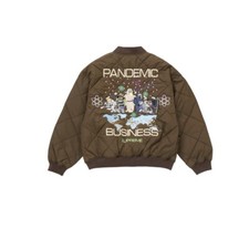 Supreme AOI Quilted Work Jacket Brown Size: XL