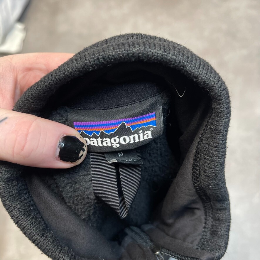 Patagonia Fleece Womens Medum Y2K Better Sweater Full-Zip Hiking Jacket, Black image 8