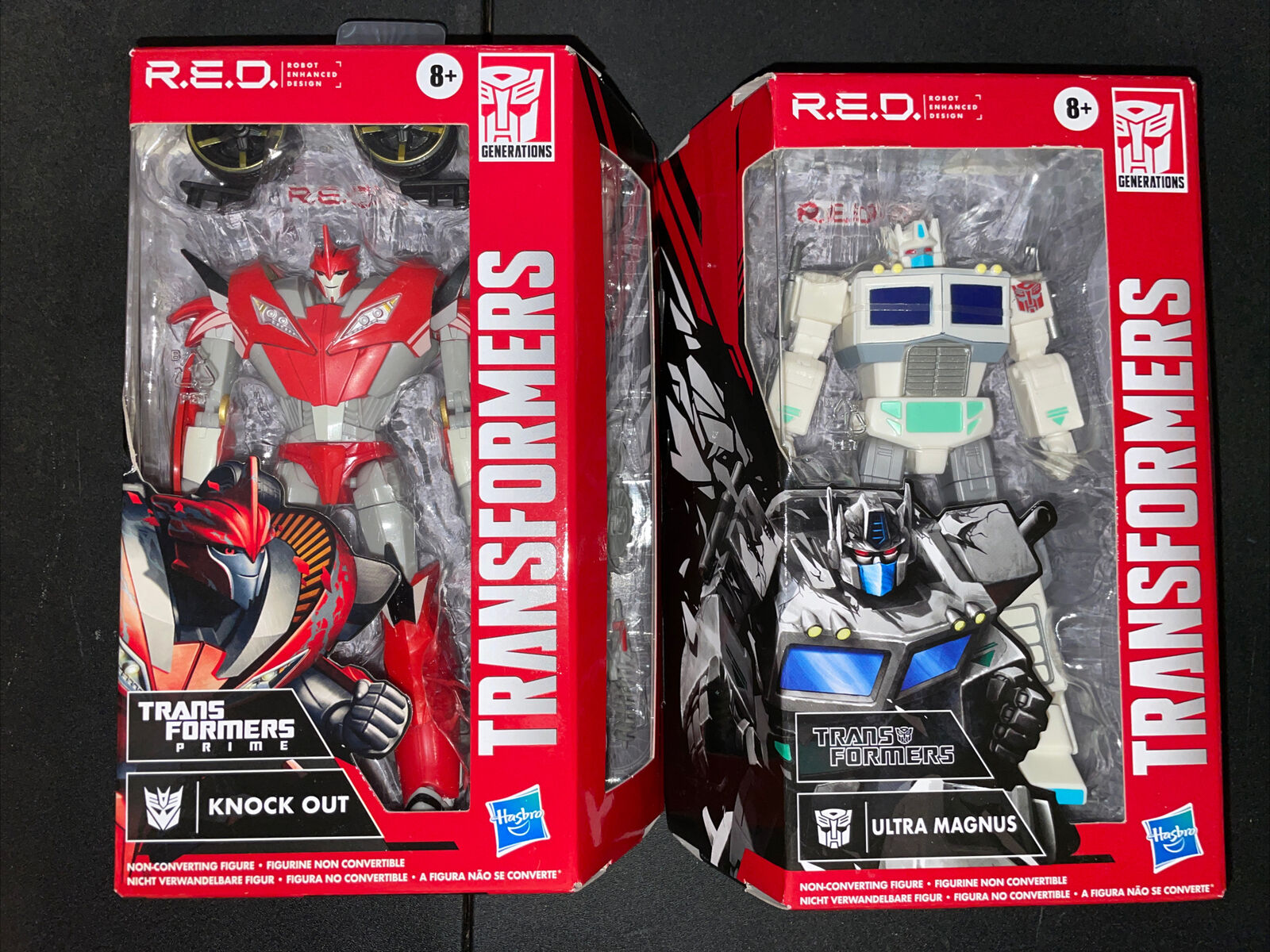 Transformers: R.E.D. Prime Knockout Kids Toy Action Figure for