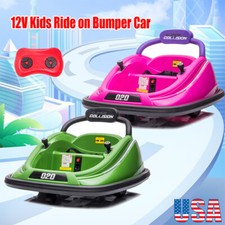 12V Kids Ride On Car Bumper Car 360  Rotation Electric Vehicle w/ Remote Control