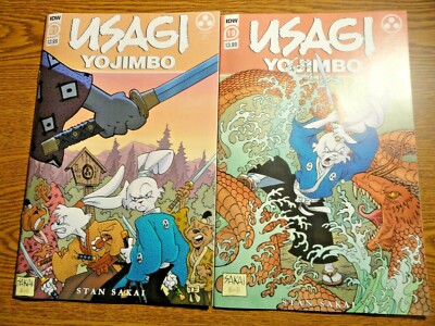 Usagi Yojimbo #19,21 Menge Von 2 Sakai Master Of Hebishima Set 1st Muster IDW