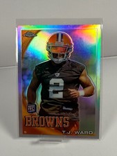 2010 Topps Chrome - T.J. Ward #C149 Refractor (RC)