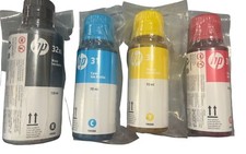 HP Genuine 32XL Black 31 Cyan Magenta Yellow Ink Bottles