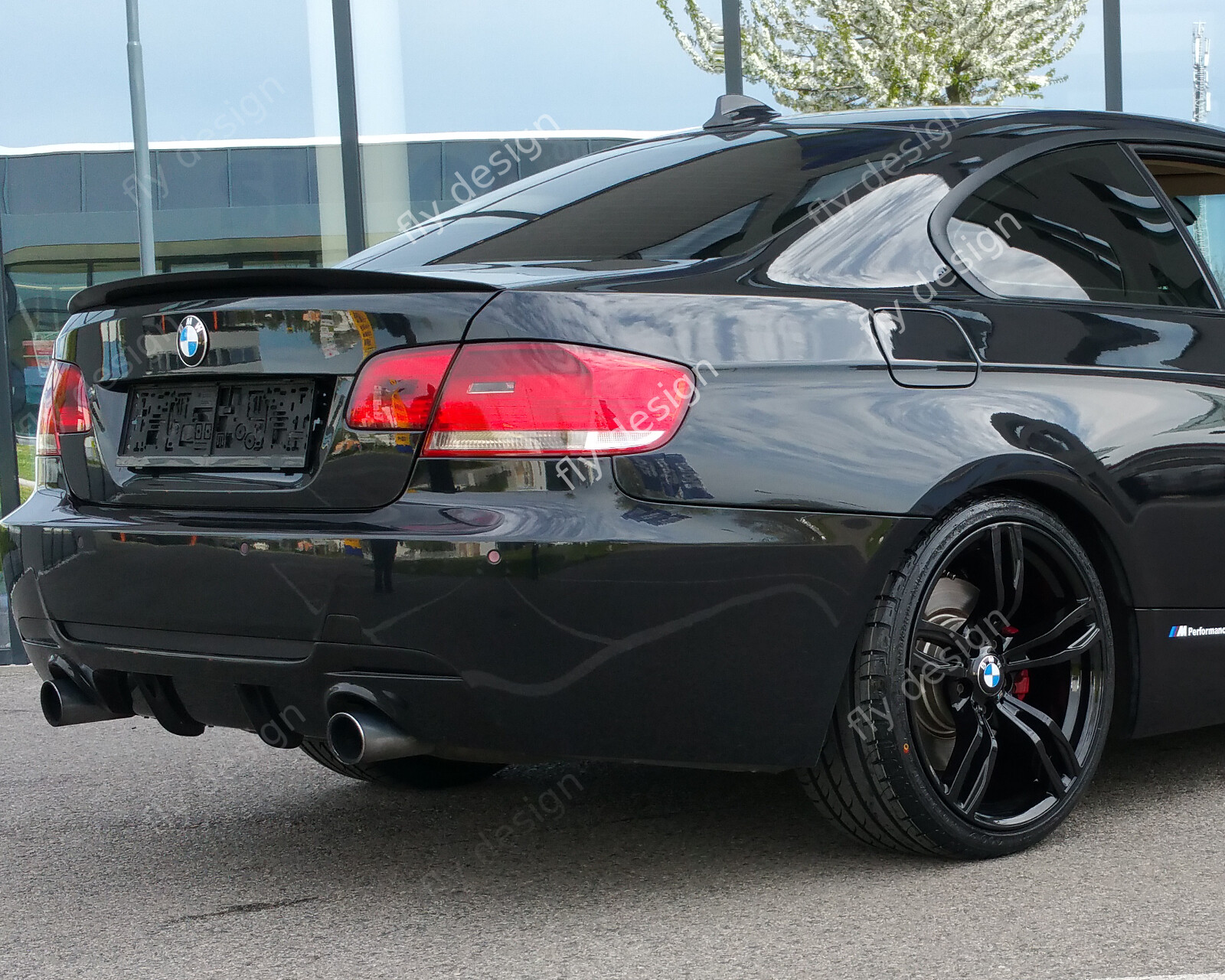 Fits BMW 3 E 92 Coupe, Aerodynamic Tuning Rear Spoiler