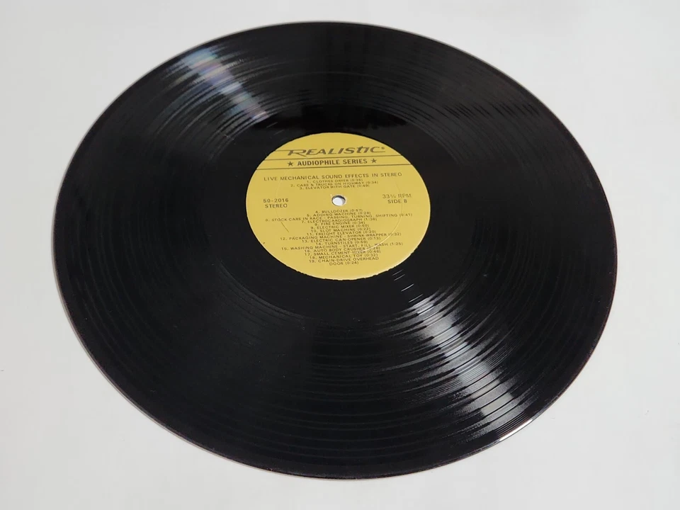 LIVE MECHANICAL SOUND EFFECTS IN STEREO 12" Vinyl LP Record 1971 U.S. PRESSING - Image 4 of 4