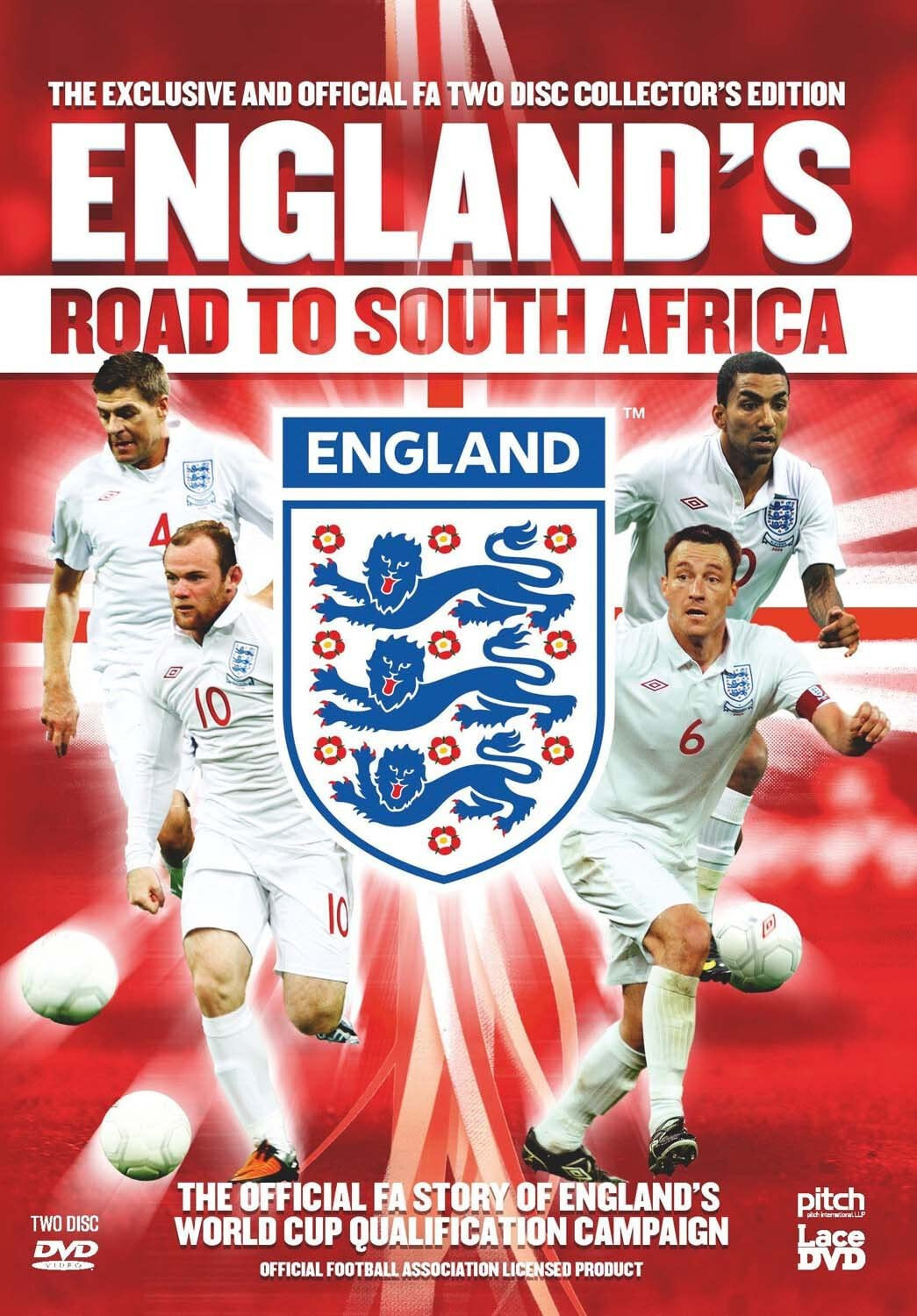 England's Road To South Africa - Official FA Collector's Edition (2xDVD, 2009)