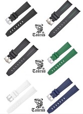 Taurus 20mm Rubber Watch Band Strap For Rolex Submariner, GMT, Daytona