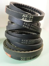 MILNOR WASHER DRIVE BELTS AX34, AX35, AX38, AX38.3 