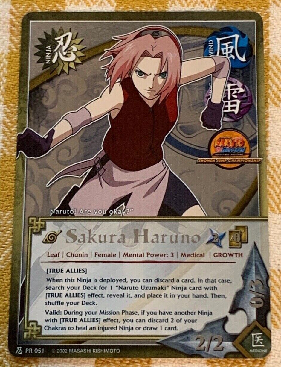 Sakura Haruno Naruto TCG Alternate Art Alt PROMO N-US004 Determination CCG  Card