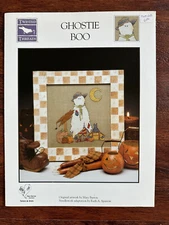 Twisted Threads "Ghostie Boo" Mini Cross Stitch Chart 1997 OOP Halloween Vintage
