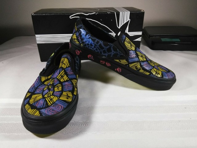 VANS Nightmare Before Christmas Oogie Boogie Slip on Shoes Men 5.5 Women 7.0 for sale online | eBay