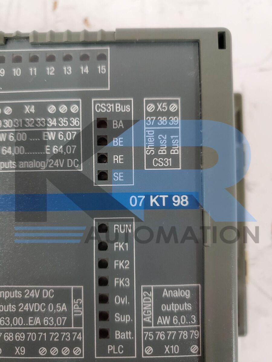 ABB GJR5253100R3262 07 KT 98 Programmable Logic Controller ABB GJR5253100R3262 07 KT 98 Programmable Logic Controller