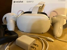 Meta-Quest 2 Advanced All-In-One VirtualReality Headset+Remotes-barely used128GB