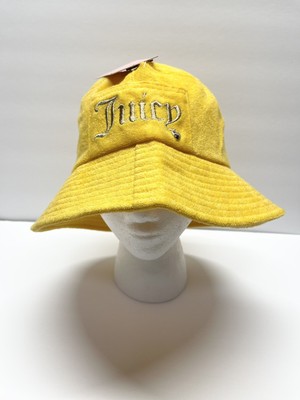 Juicy Couture Terry Yellow Bucket Hat 