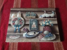 Stretched Canvas Print  By Artist Hamilton Shelves With Keepsakes