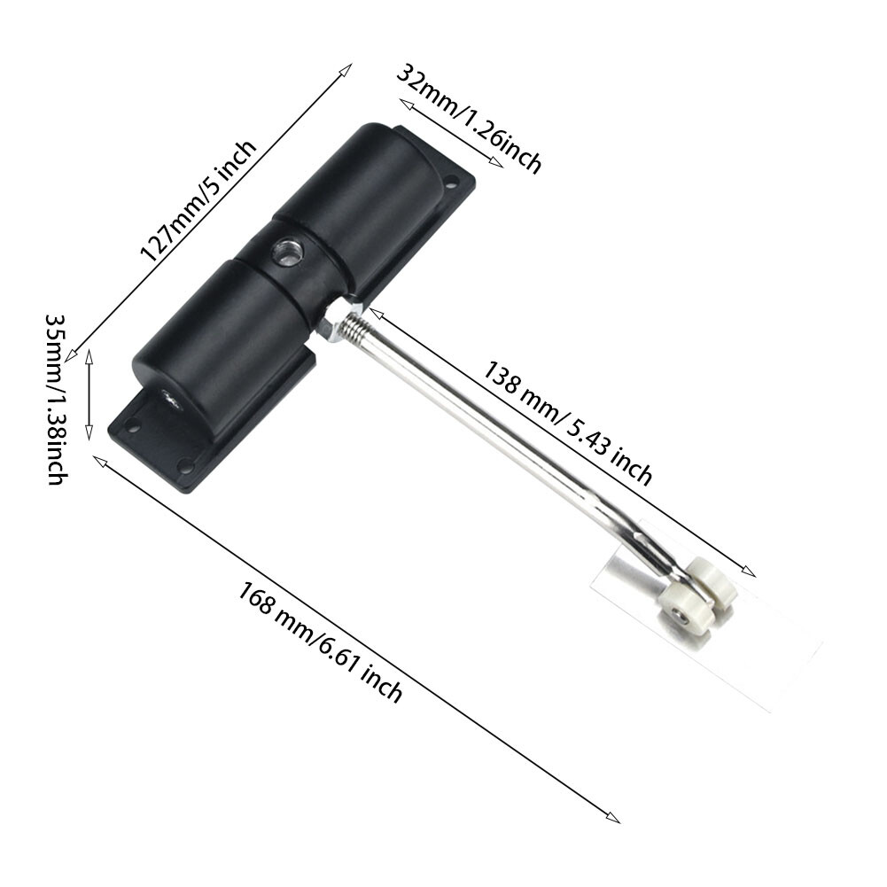 Adjustable Speed Indoor Aluminum Alloy Low Noise Security Automatic