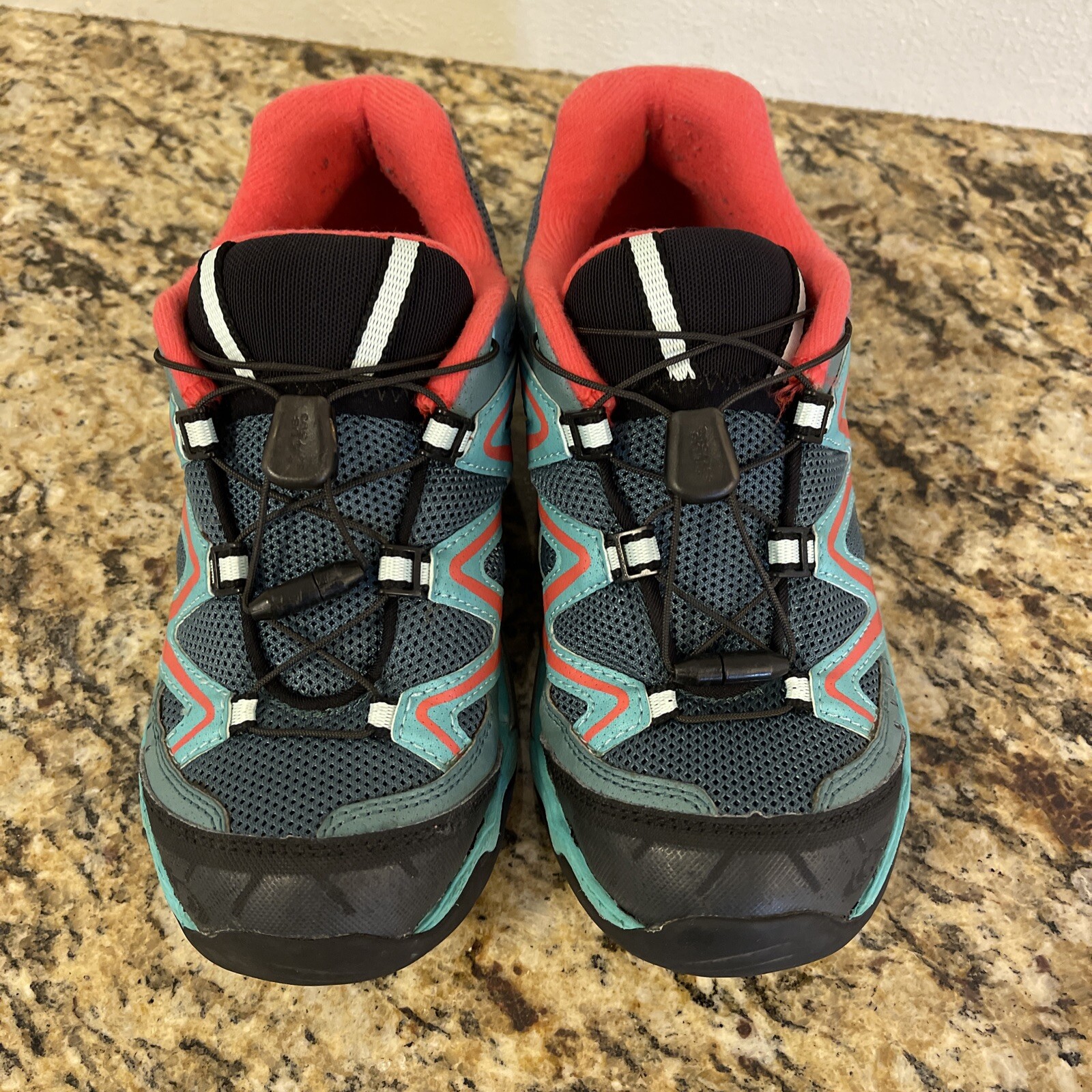 Scarpe Salomon da donna sneaker escursionismo contragrip blu 159817 taglia US 4 EU 36