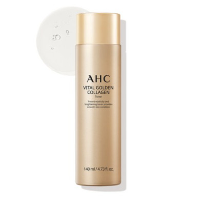AHC Vital Golden Collagen Special Skin Care Toner 140ml Korean Cosmetics